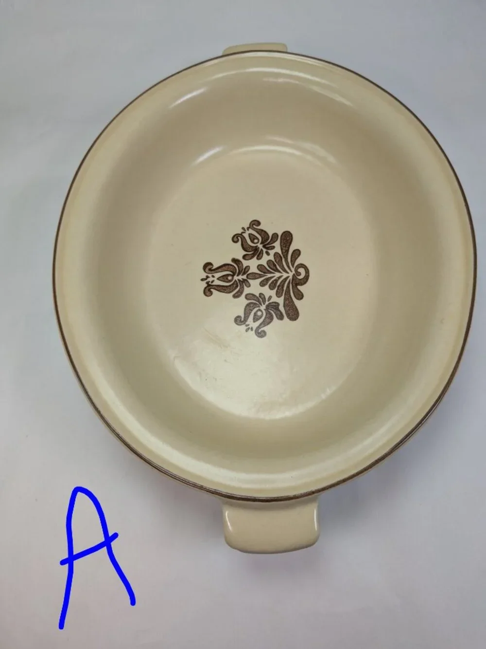 Pfaltzgraff Village Oval Steak (3) Platters / Bakers TESTED & RING TRUE Nesting